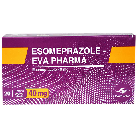Esomeprazole Eva-Pharma 40mg 20 Enteric Coated Tablet image number 0