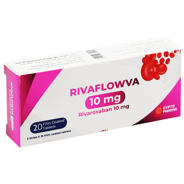 Rivaflowva 10mg 20 Film Coated Tablets image number 0