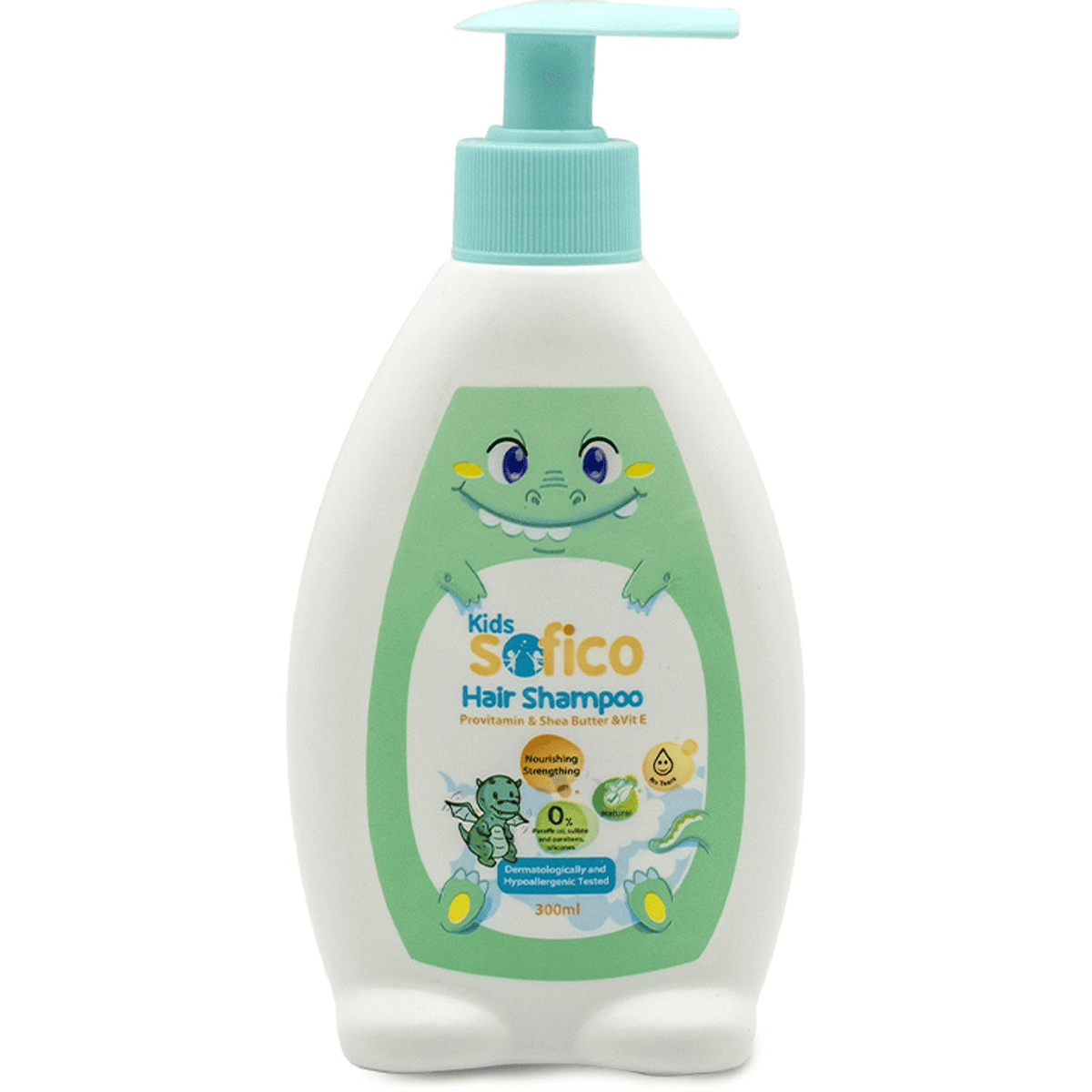 Sofico Kids Hair Shampoo with Shea Butter and Vitamin E 300ml image number 0
