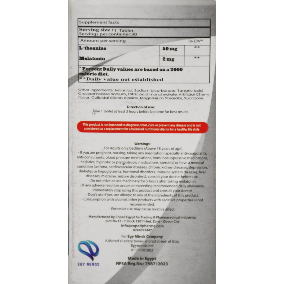 Melatosova 30 Fast Dissolving Tablets image number 1