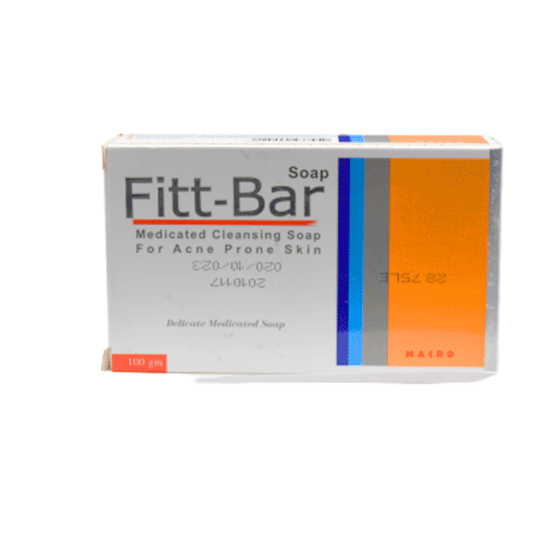 Macro Fitt Bar Soap for Acne Skin 100gm image number 0