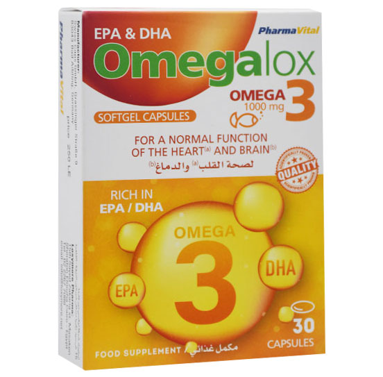 Omegalox 3 1000mg 30 Capsule image number 0