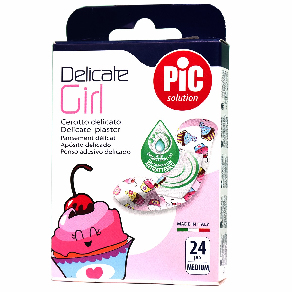 Plaster Pic Delicate Girl Anti Bacterial 24pcs image number 0