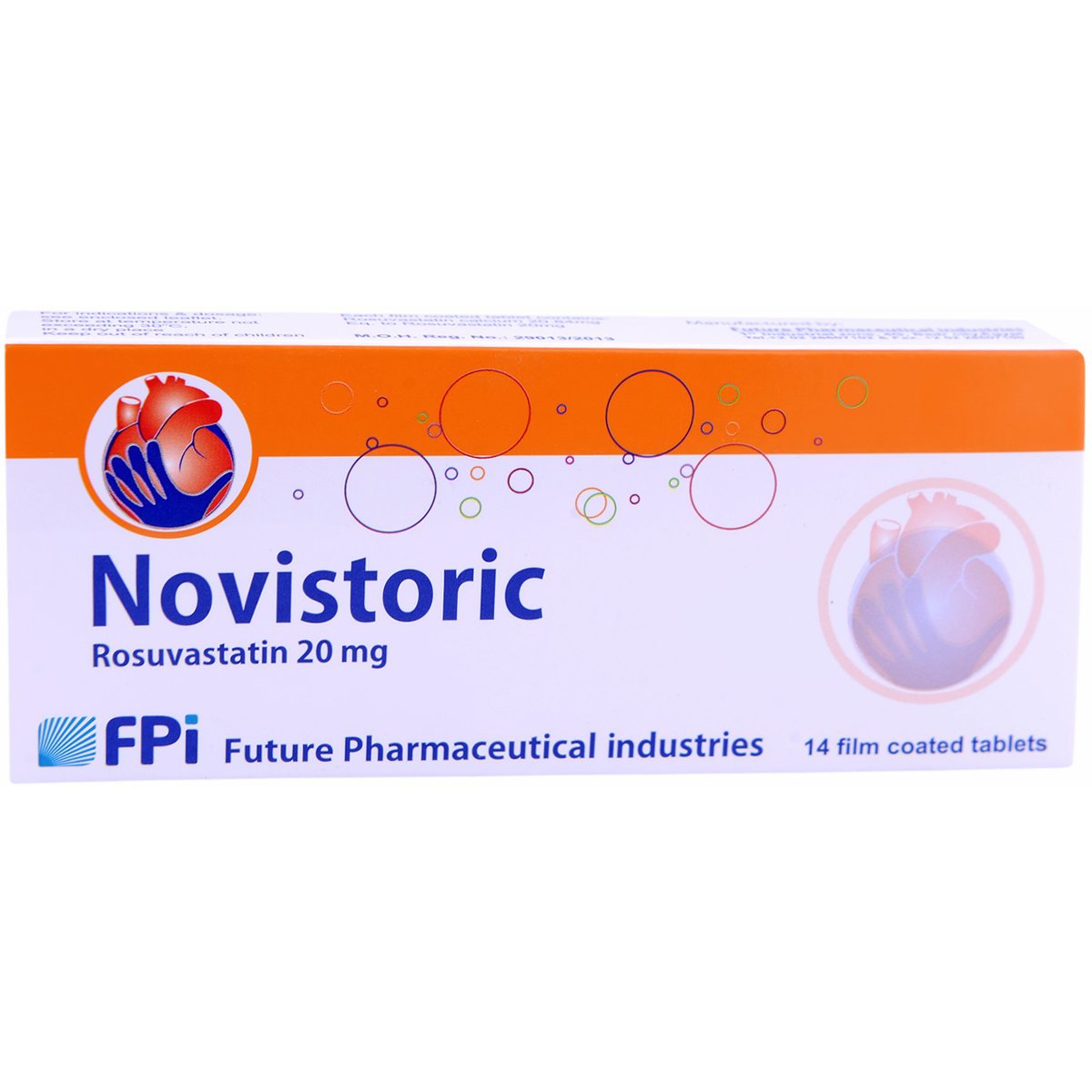 Novistoric 20mg 14 Film Coated Tablet image number 0