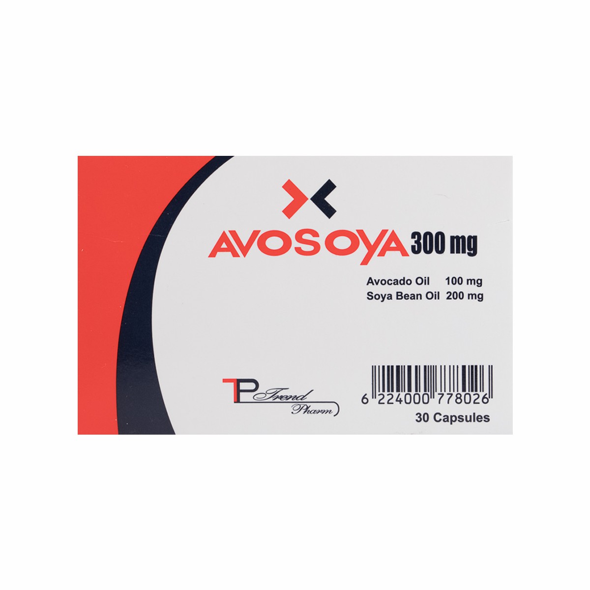 Avosoya 300mg 30 Capsules image number 0