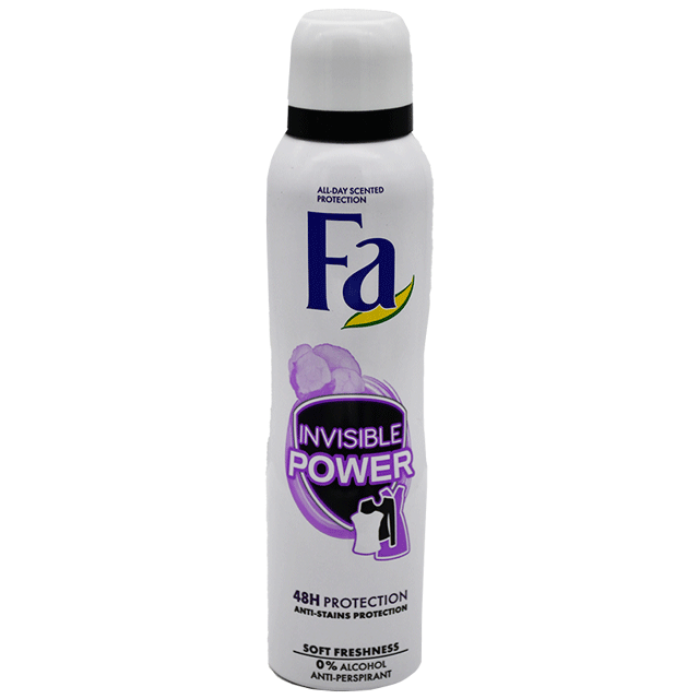Fa Invisible Power 48 Hours For Women Deodorant Spray 150ml image number 0