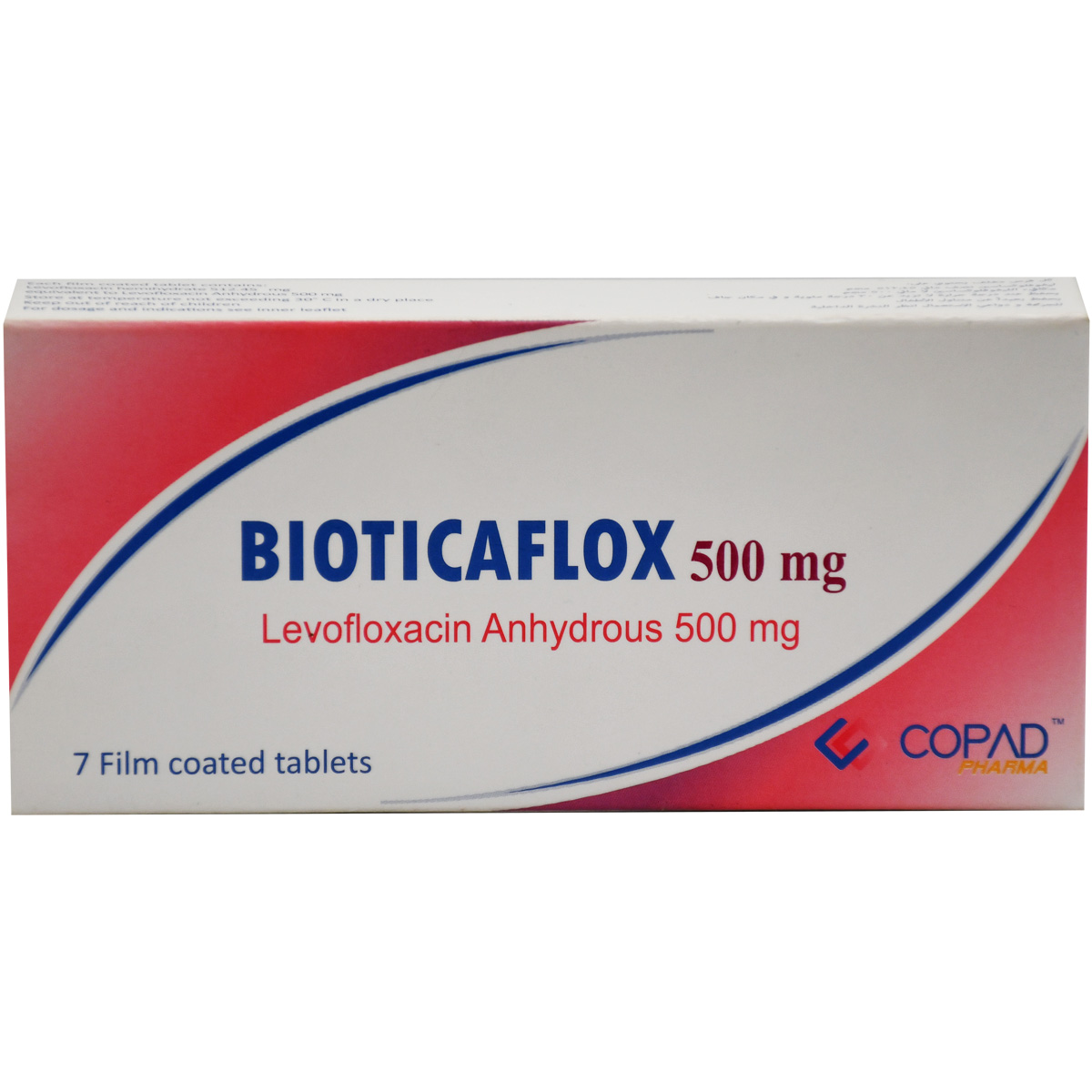 Bioticaflox 500mg 7 Film Coated Tablets image number 0