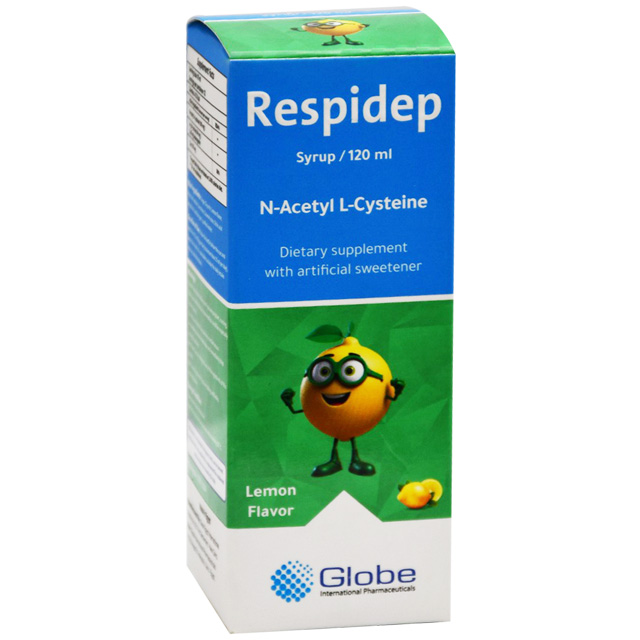 Respidep Lemon Flavor Syrup 120ml image number 0