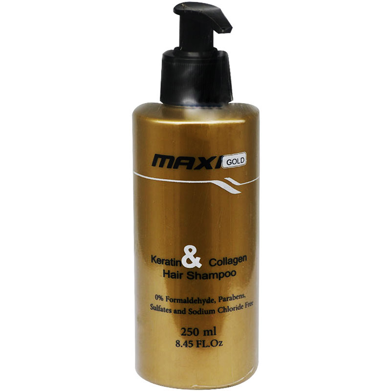 Maxi Gold Keratin and Collagen Hair Shampoo 250ml image number 0