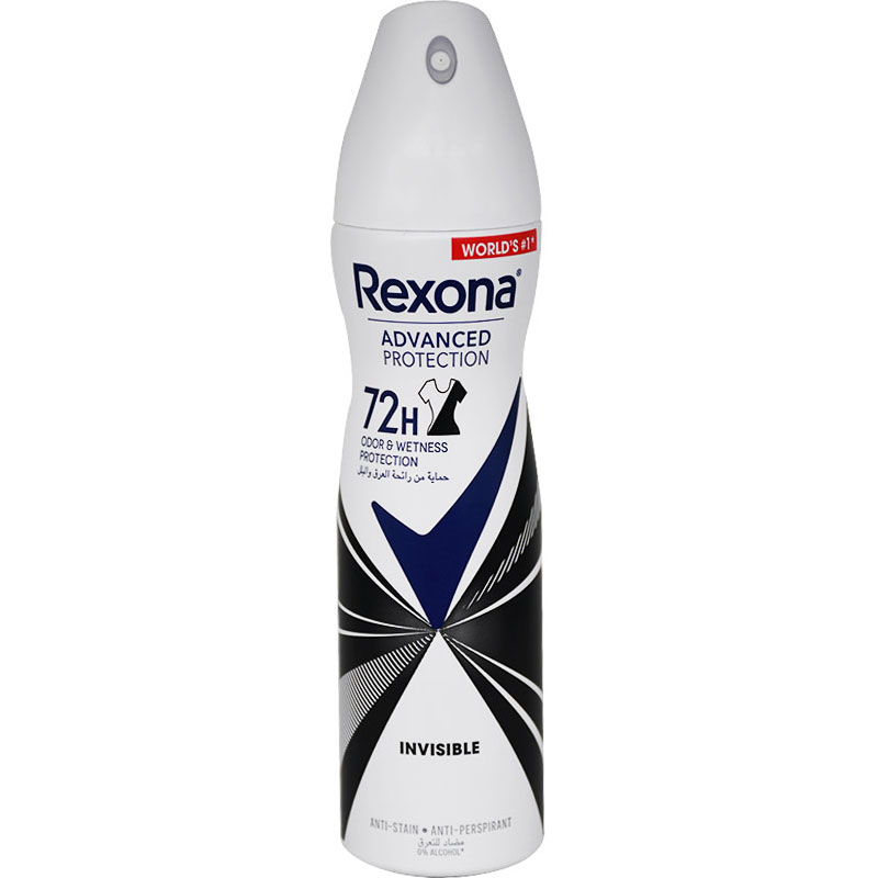 Rexona Invisible Deodorant Spray For Women 150ml image number 0