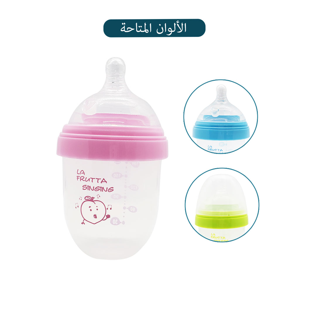 La Frutta Wide Neck Plus Feeding Bottle 180ml/22056 image number 0