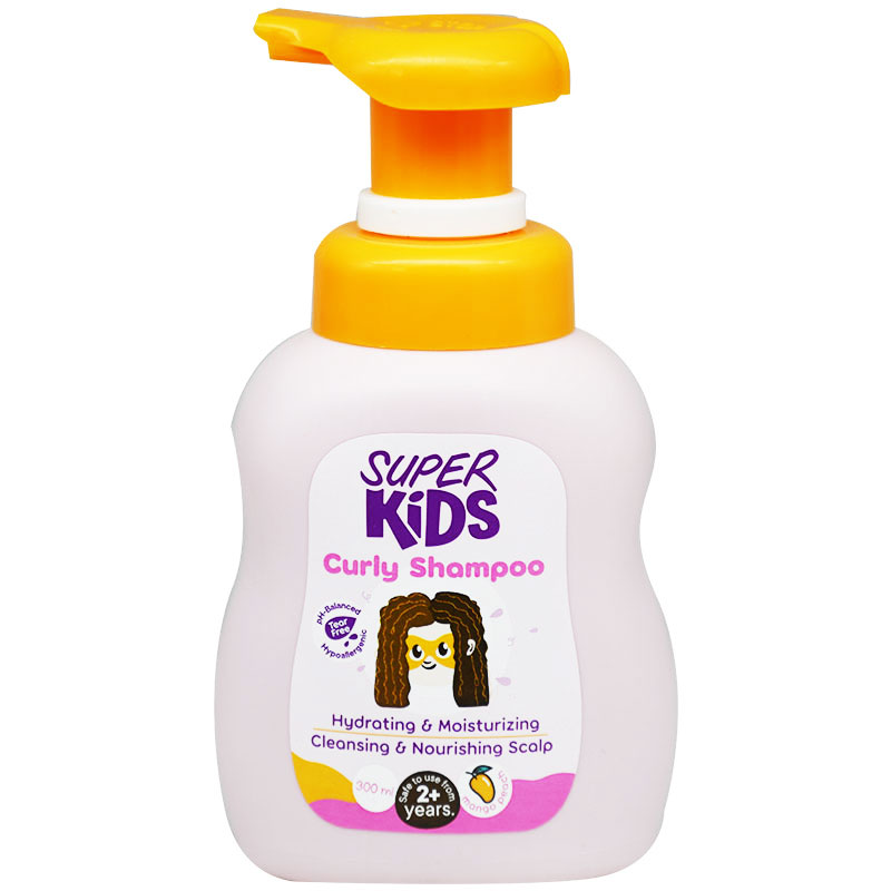 Super Kids Tears Free Mango Curly Shampoo 300ml image number 0