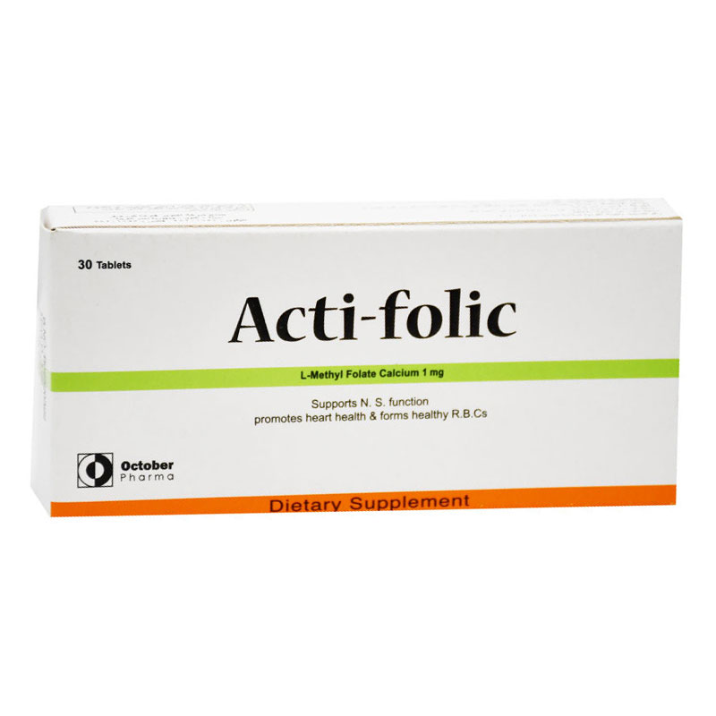 Acti-Folic 1mg 30 Tablet image number 0