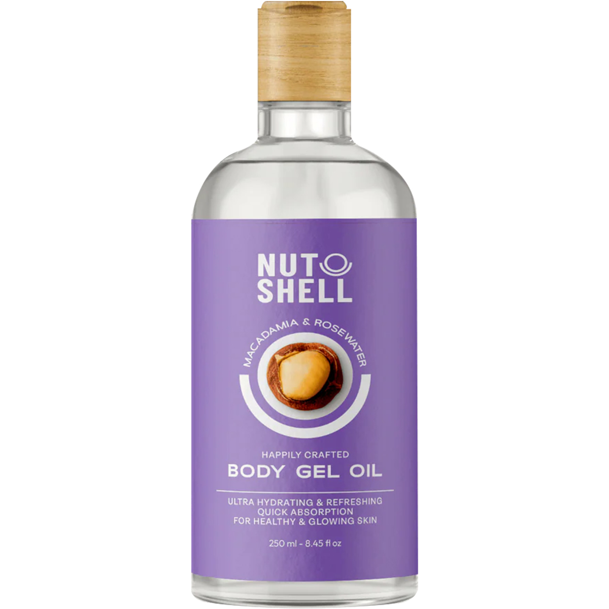 Nut Shell Macadamia and Rosewater Body Gel Oil 250 ml image number 0