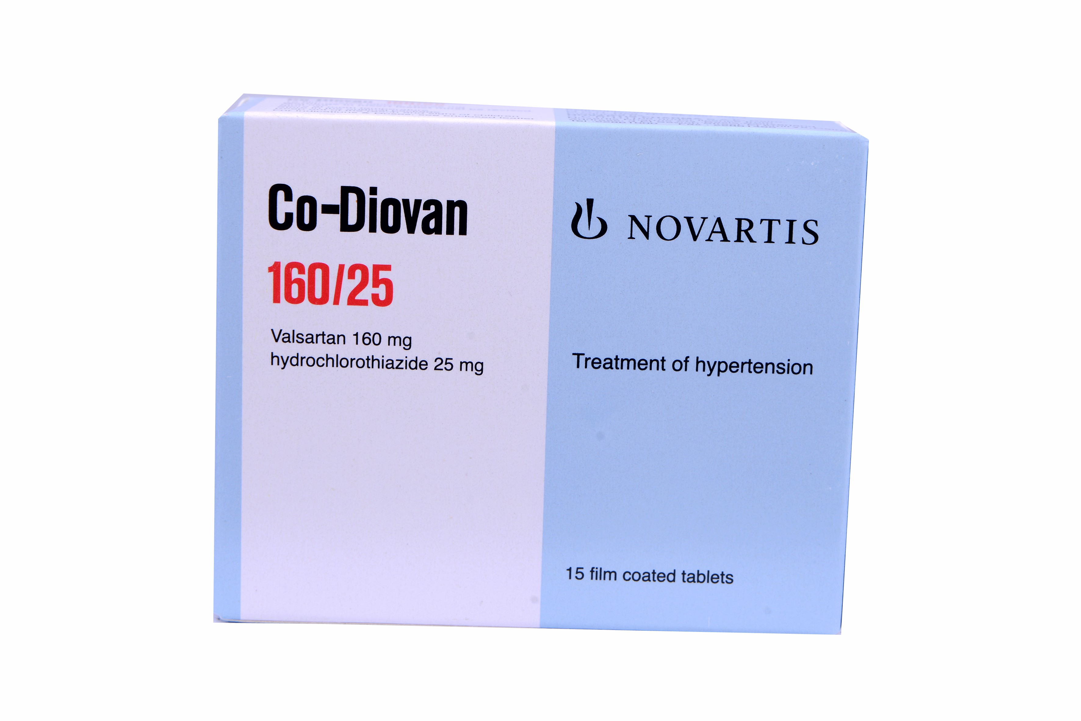 Co Diovan 160/25 15 Tablets image number 0