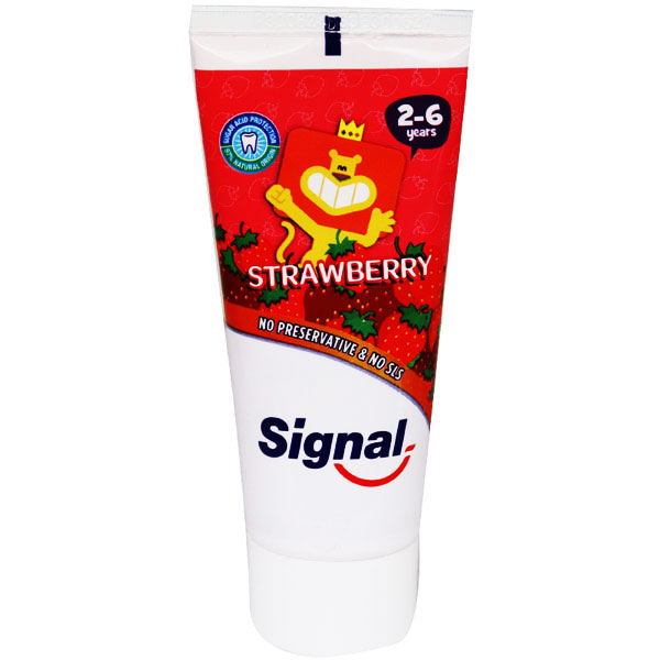Signal Strawberry Toothpaste for 2-6 Years 50ml image number 0
