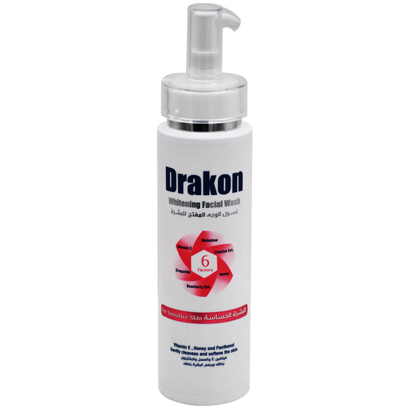 Drakon Whitening Facial Wash For Sensitive Skin 200ml image number 0
