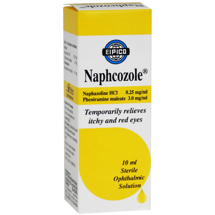 Naphcozole (0.25+3)mg/ml Eye Drop 10ml image number 0