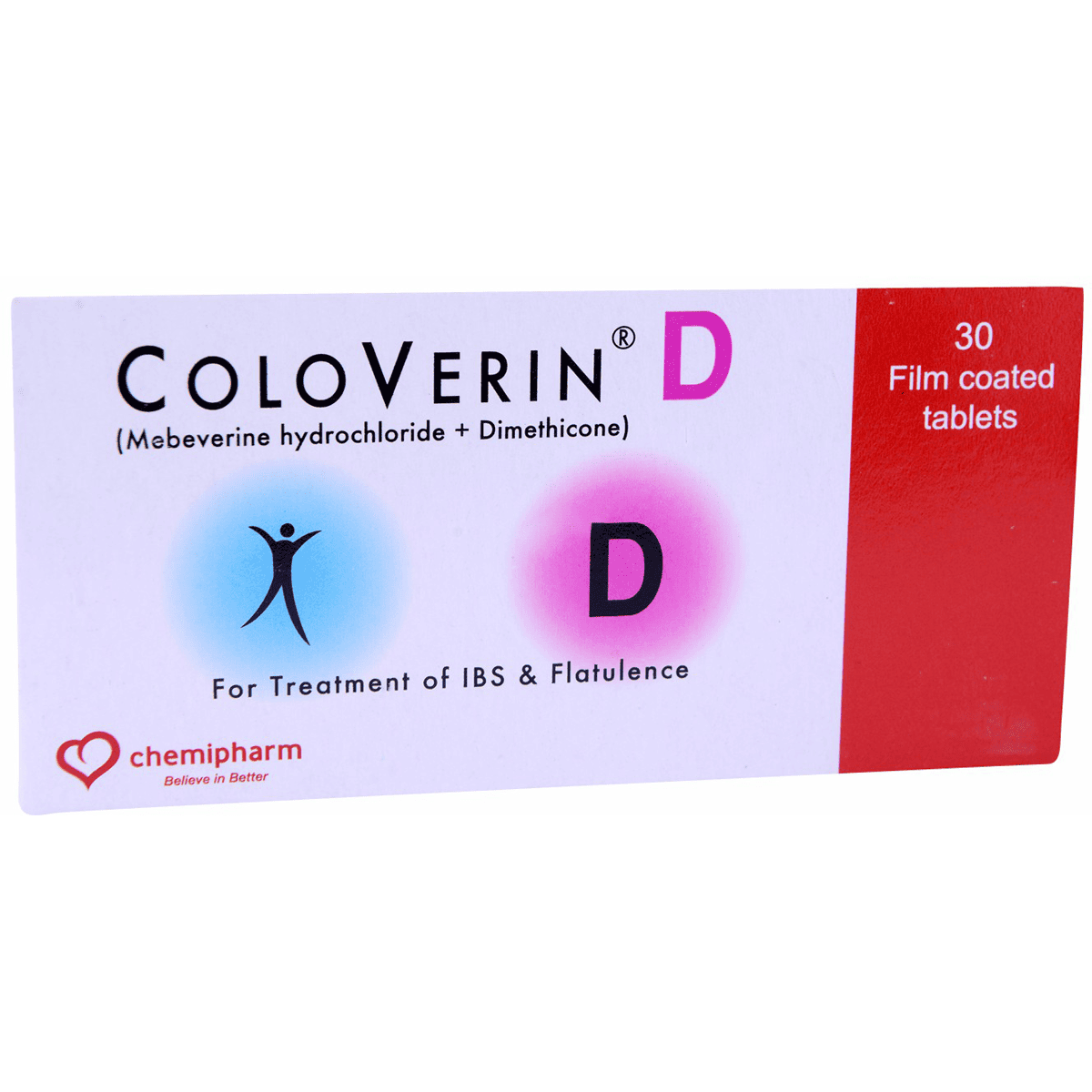 Coloverin D 30 Tablets image number 0