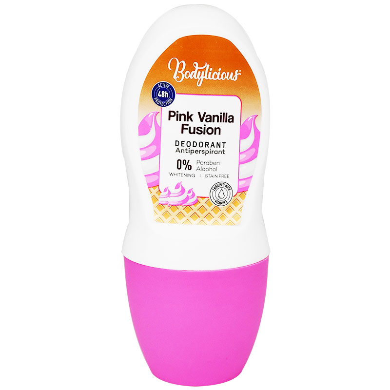 Bodylicious Pink Vanilla Fusion Deodorant Roll On For Women 50ml image number 0
