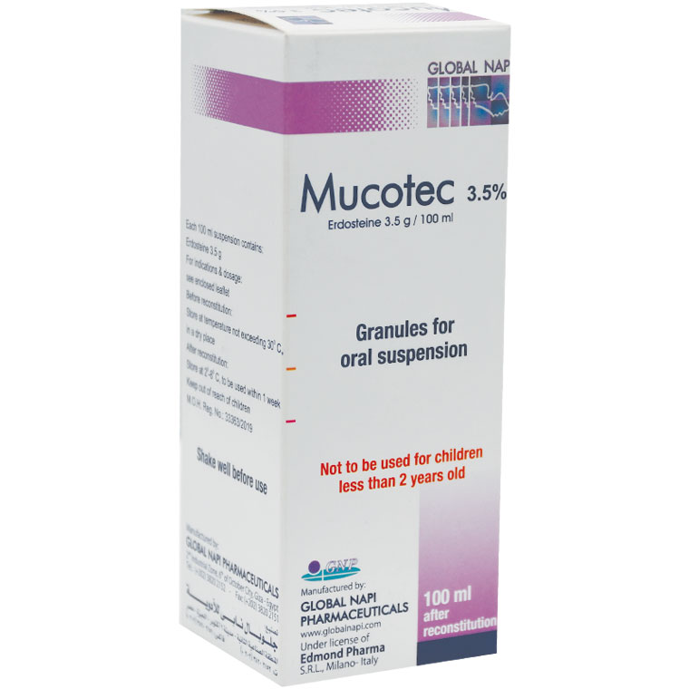 Mucotec 3.5gm/100ml Suspension 100ml image number 0