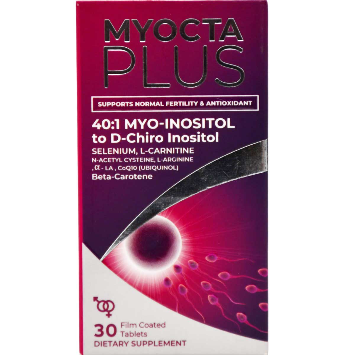 Myocta Plus 30 Film Coated Tablets image number 0
