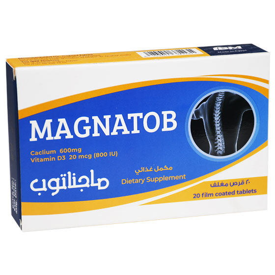 Magnatob (600mg+20mcg) 20 Film Coated Tablet image number 0