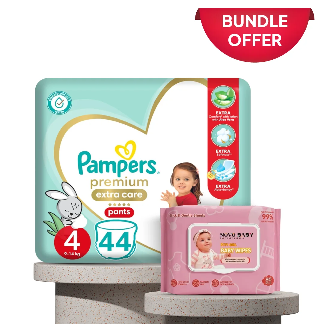 Pampers Premium Pants Size 4 Bundle image number 0