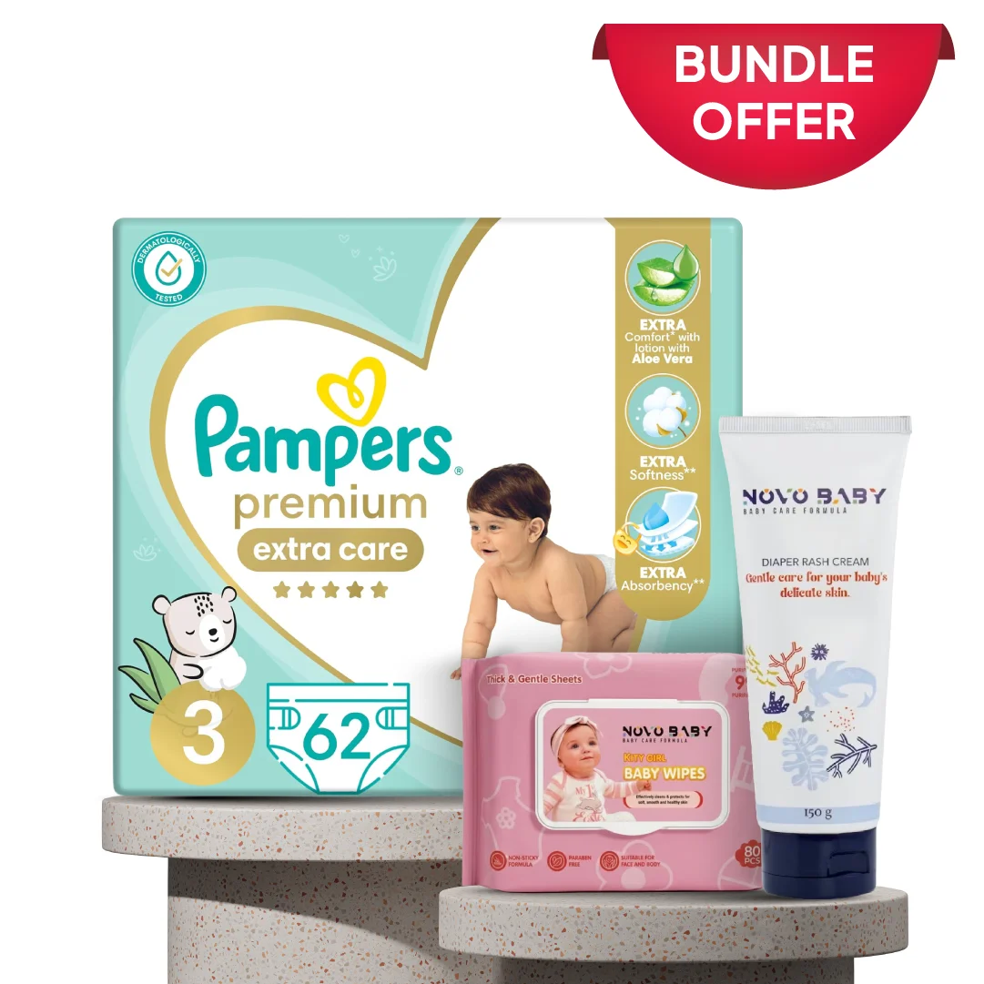 Pampers Premium Diapers Size 3 Bundle image number 0