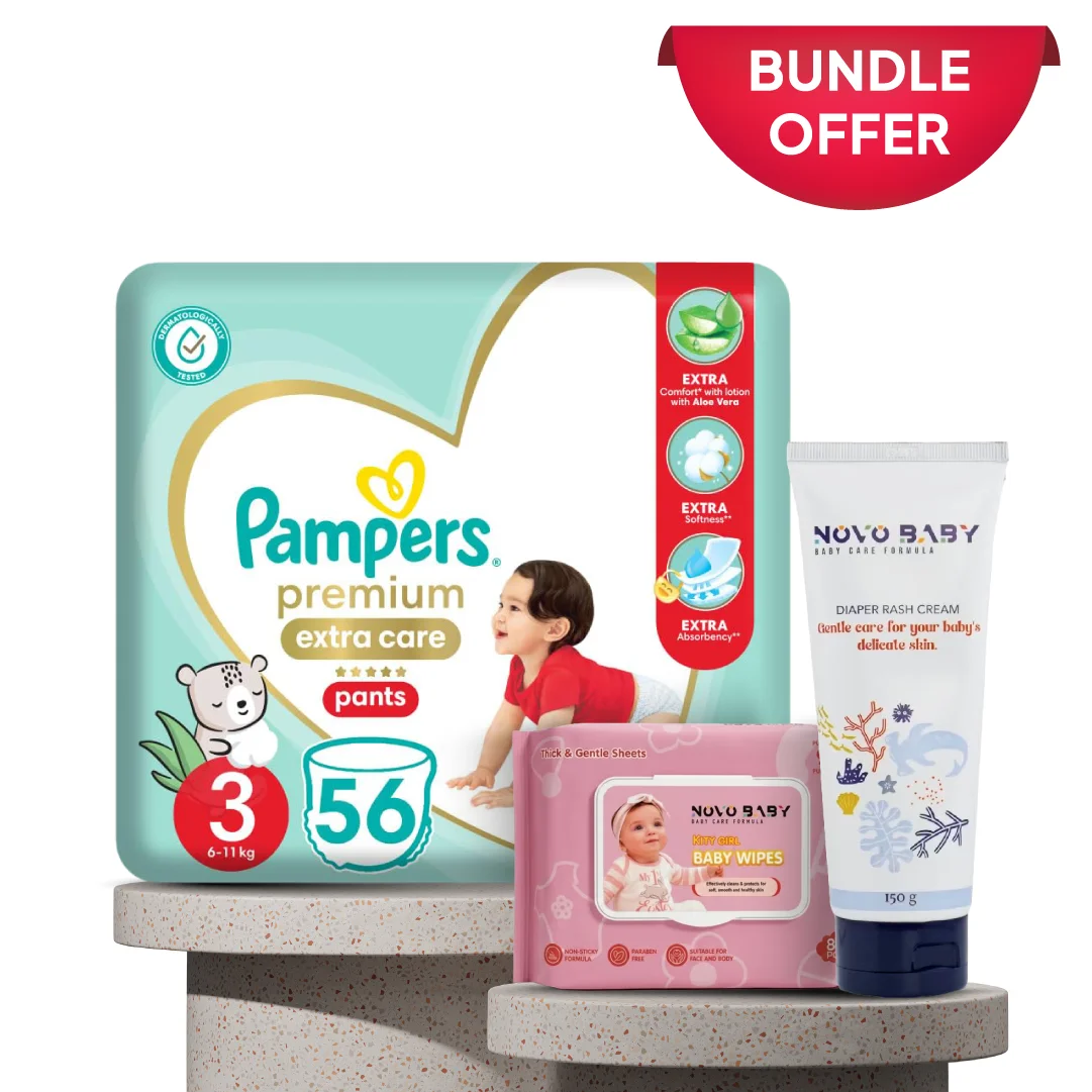 Pampers Premium Pants Size 3 Bundle image number 0