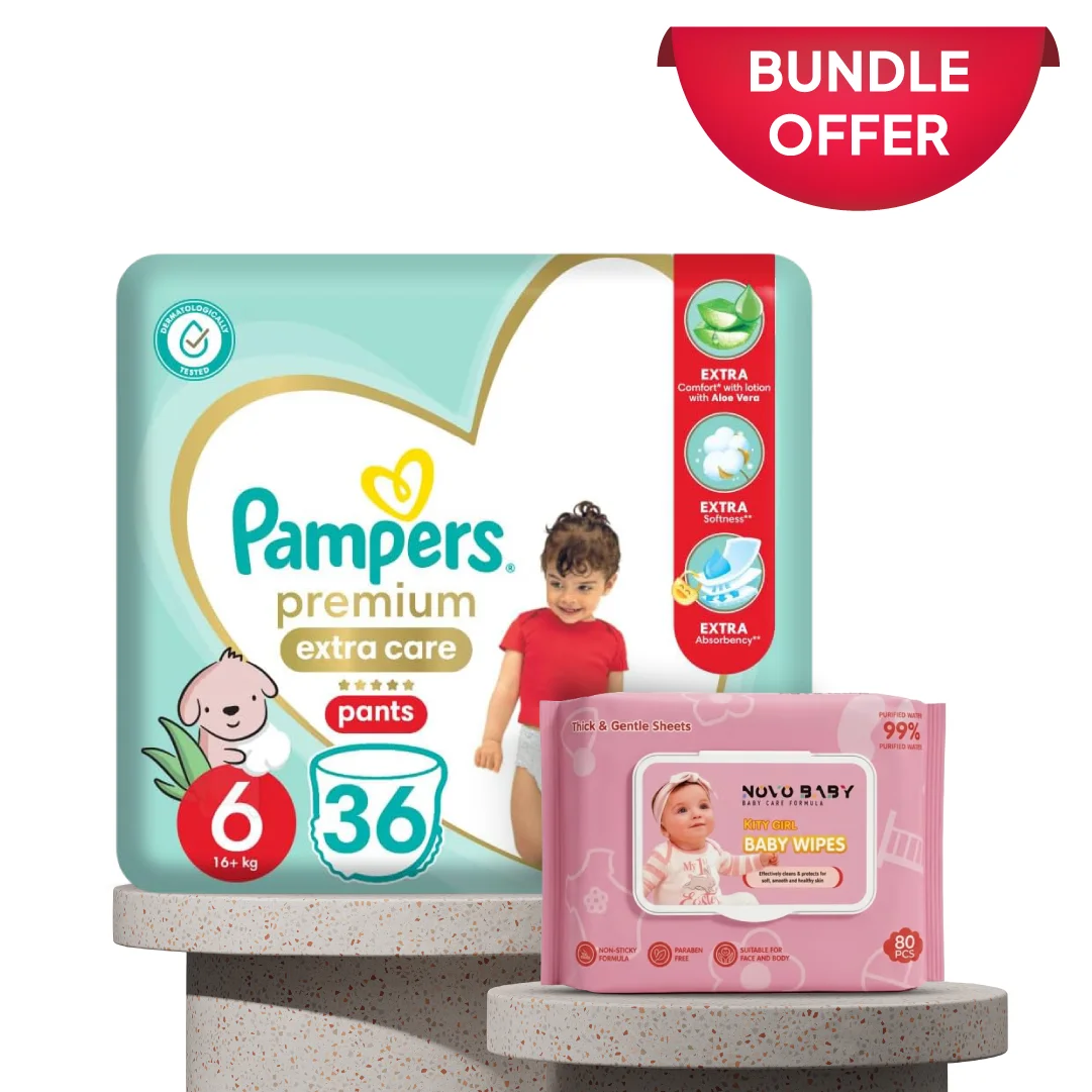 Pampers Premium Pants Size 6 Bundle image number 0