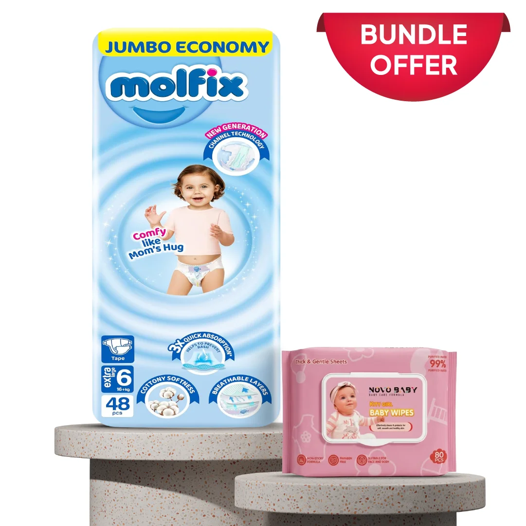 Molfix  Diapers Size 6 Bundle image number 0